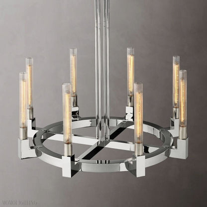 Candlestick Round Chandelier-Nobipets