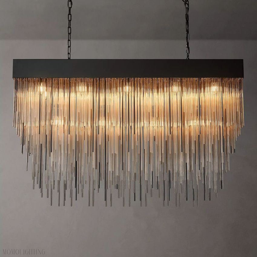Cascade Rectangular & Square Chandelier-Nobipets
