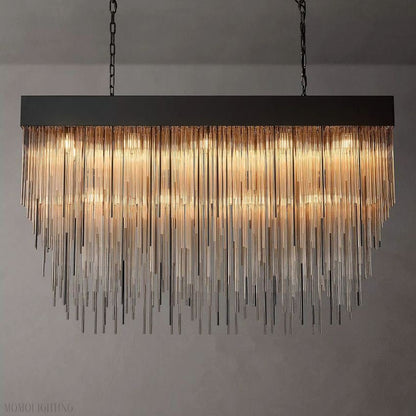 Cascade Rectangular & Square Chandelier-Nobipets