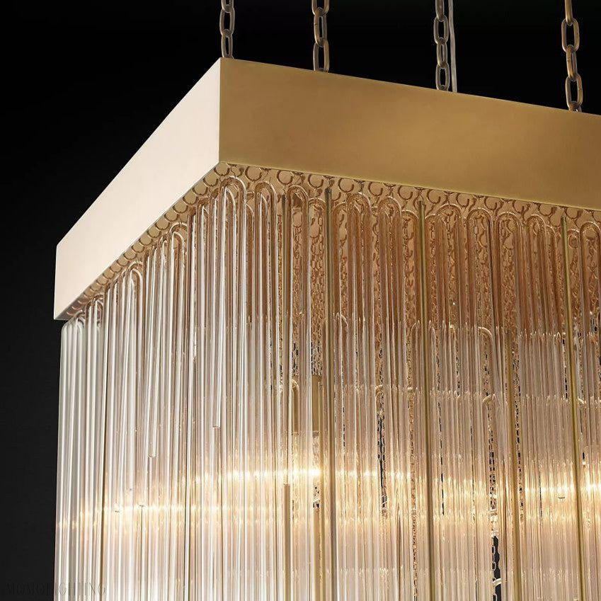 Cascade Rectangular & Square Chandelier-Nobipets