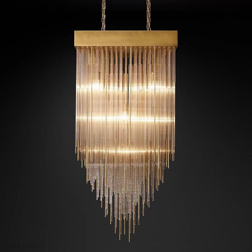 Cascade Rectangular & Square Chandelier-Nobipets
