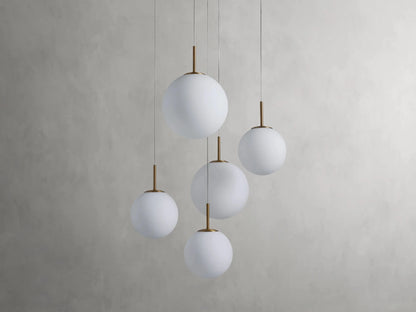 Casen Round Chandelier-Nobipets