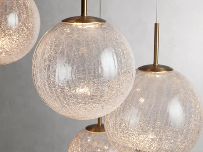Casen Round Chandelier-Nobipets