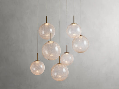Casen Round Chandelier-Nobipets