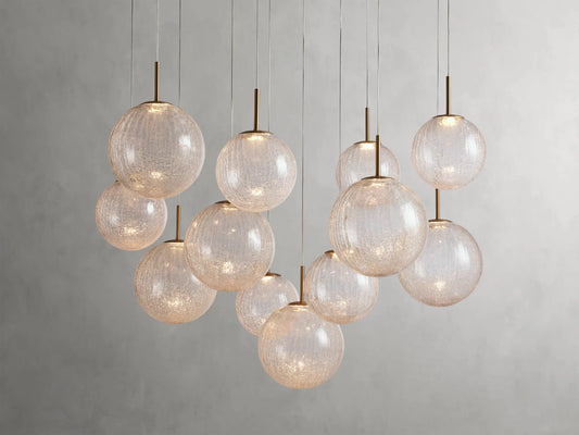 Casen Round Chandelier-Nobipets