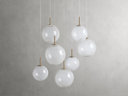 Casen Round Chandelier-Nobipets