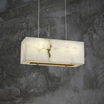 Charlene Marble Cubic Dining Area Chandelier-Nobipets