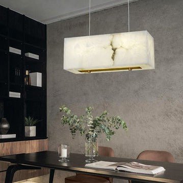 Charlene Marble Cubic Dining Area Chandelier-Nobipets