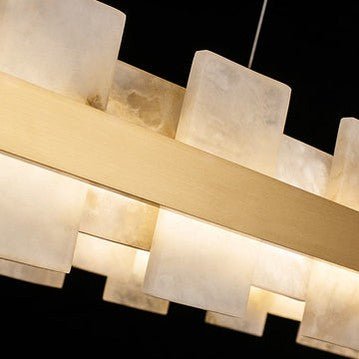 Charlene Marble Gol Modern Chandelier-Nobipets