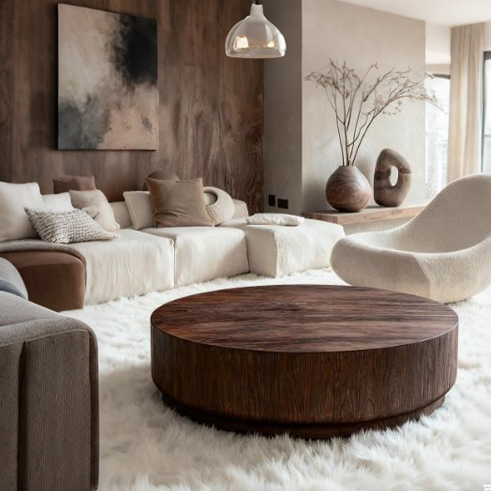 Cirglam Plinth Round Coffee Table