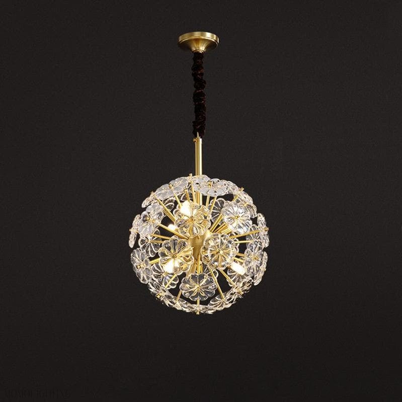 Classic Brass Dandelion Chandelier-Nobipets