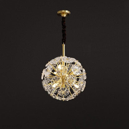 Classic Brass Dandelion Chandelier-Nobipets