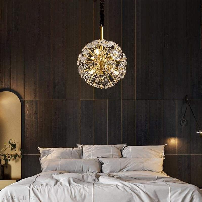 Classic Brass Dandelion Chandelier-Nobipets