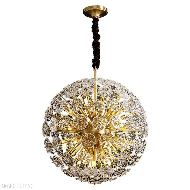 Classic Brass Dandelion Chandelier-Nobipets