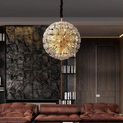 Classic Brass Dandelion Chandelier-Nobipets