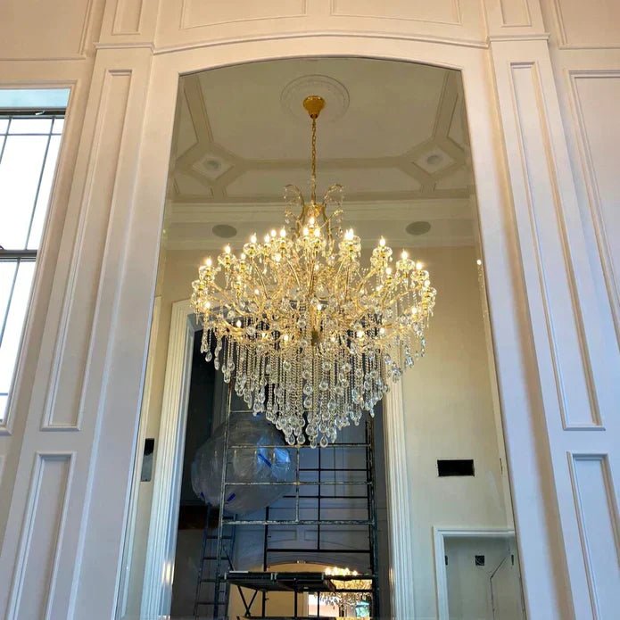 Classic Modern Multi-layers Crystal Chandelier for Staircase/Foyer/Villa-Nobipets