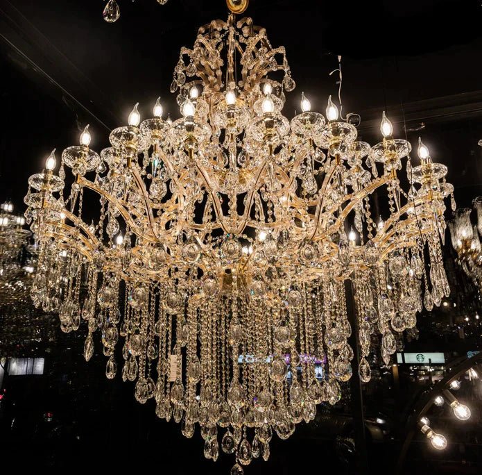 Classic Modern Multi-layers Crystal Chandelier for Staircase/Foyer/Villa-Nobipets
