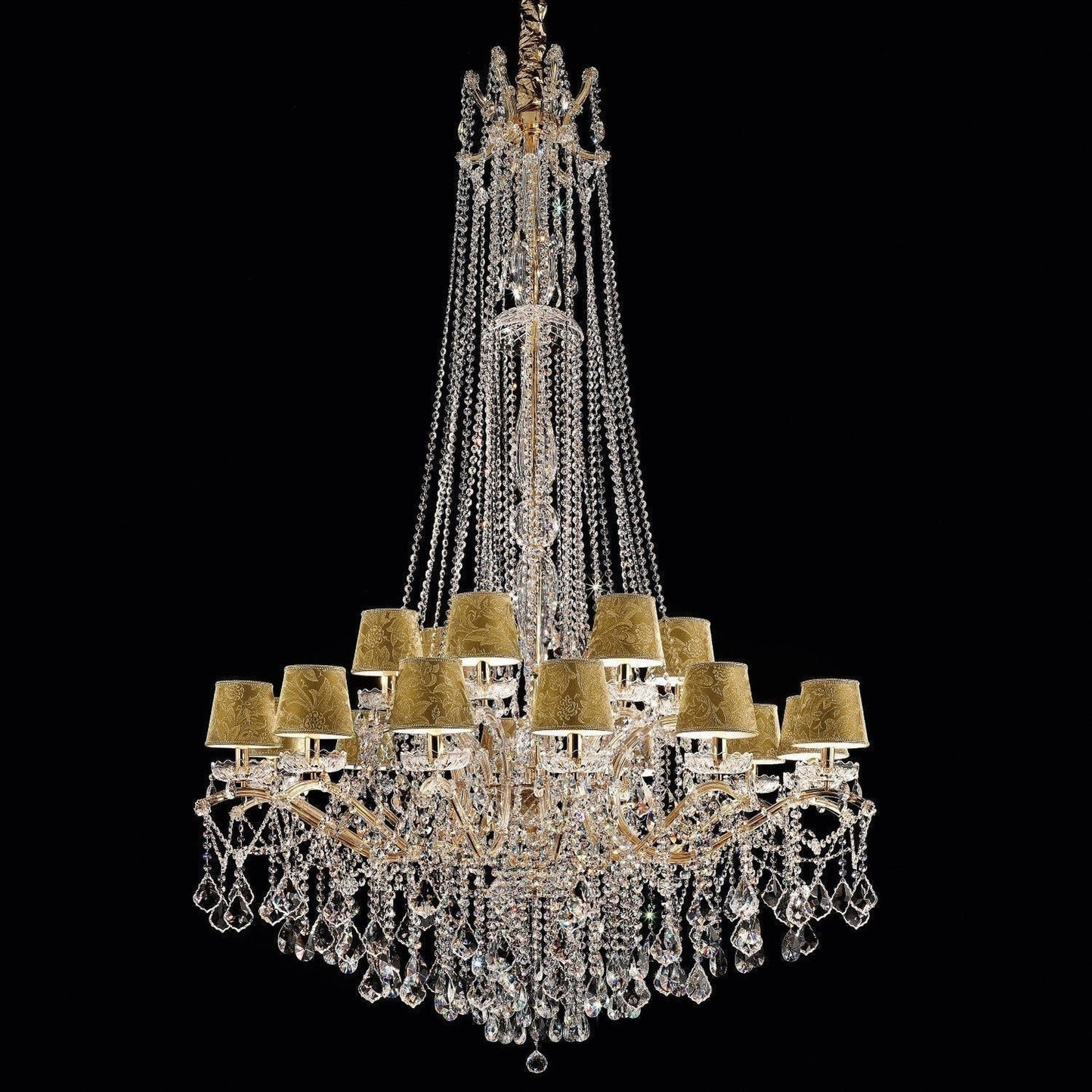 Classical Maria Theresa 18 Light Crystal Glass Chandelier VE 987/18 MT-Nobipets