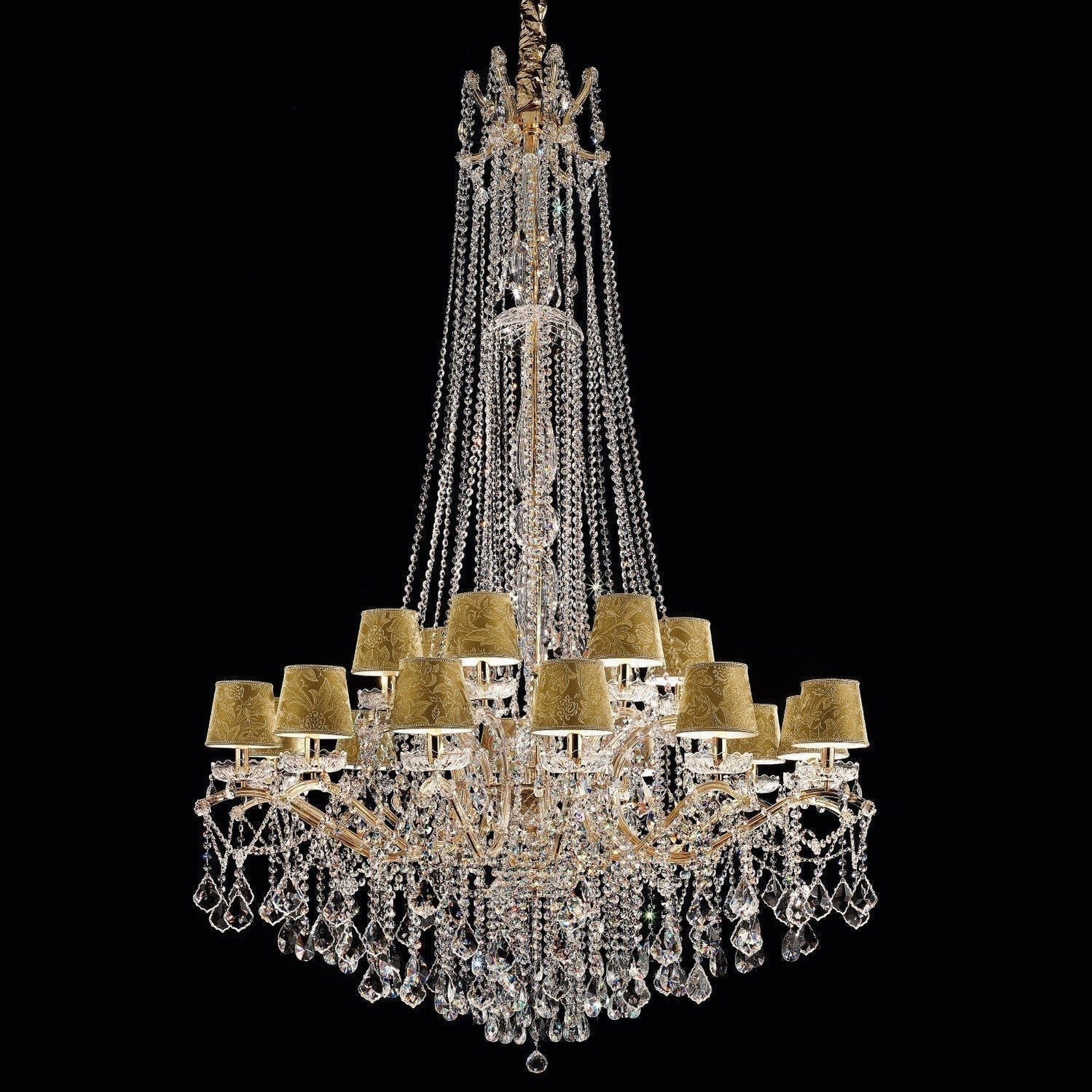 Classical Maria Theresa 18 Light Crystal Glass Chandelier VE 987/18 MT-Nobipets