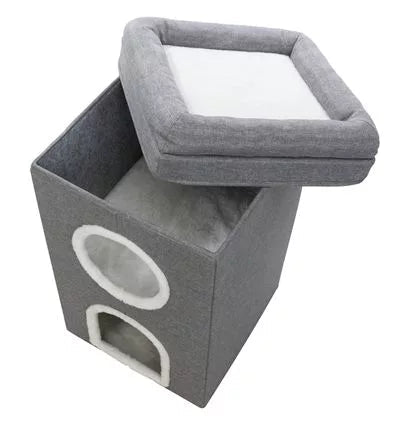 ClimbHaus Saul Cat Tower Hideout Cube