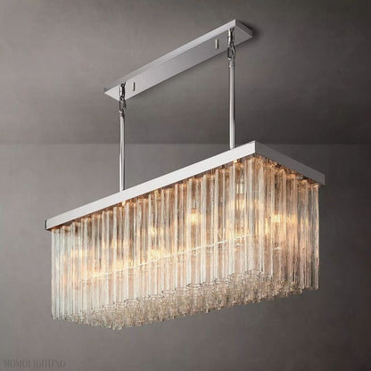 Cloe Rectangle Chandelier-Nobipets