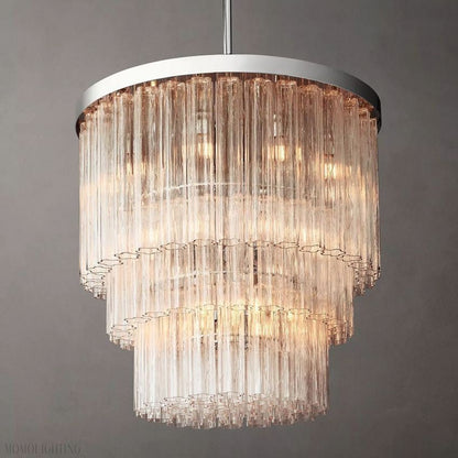 Cloe Round Chandelier-Nobipets
