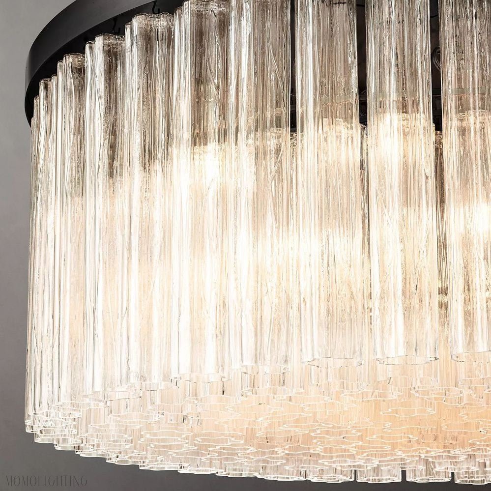 Cloe Round Chandelier-Nobipets