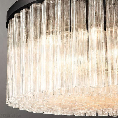Cloe Round Chandelier-Nobipets