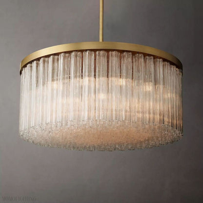Cloe Round Chandelier-Nobipets