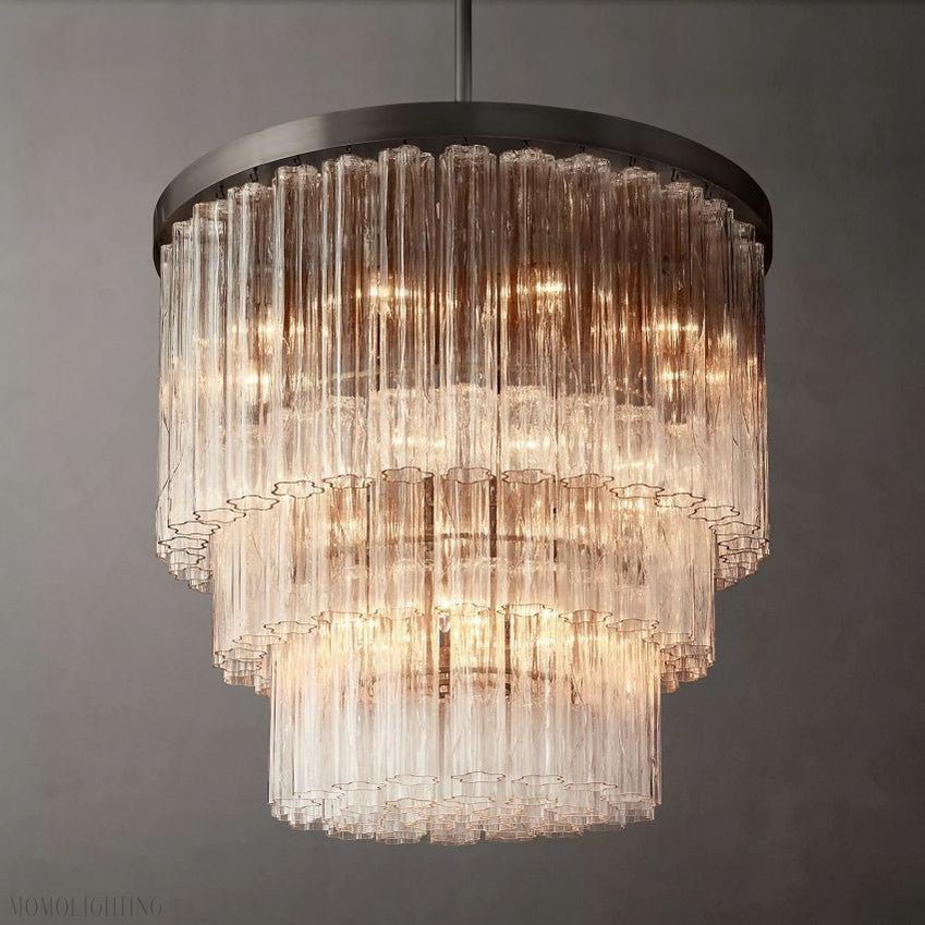 Cloe Round Chandelier-Nobipets
