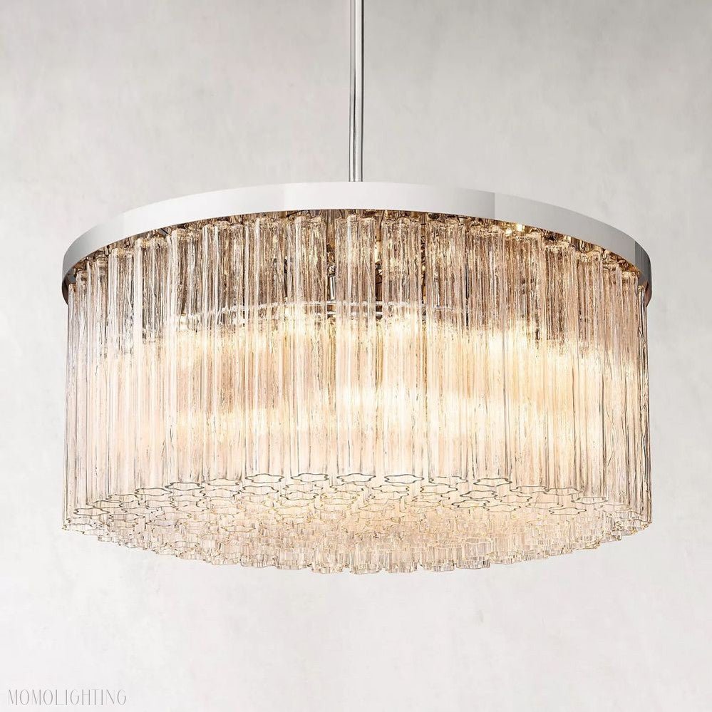 Cloe Round Chandelier-Nobipets