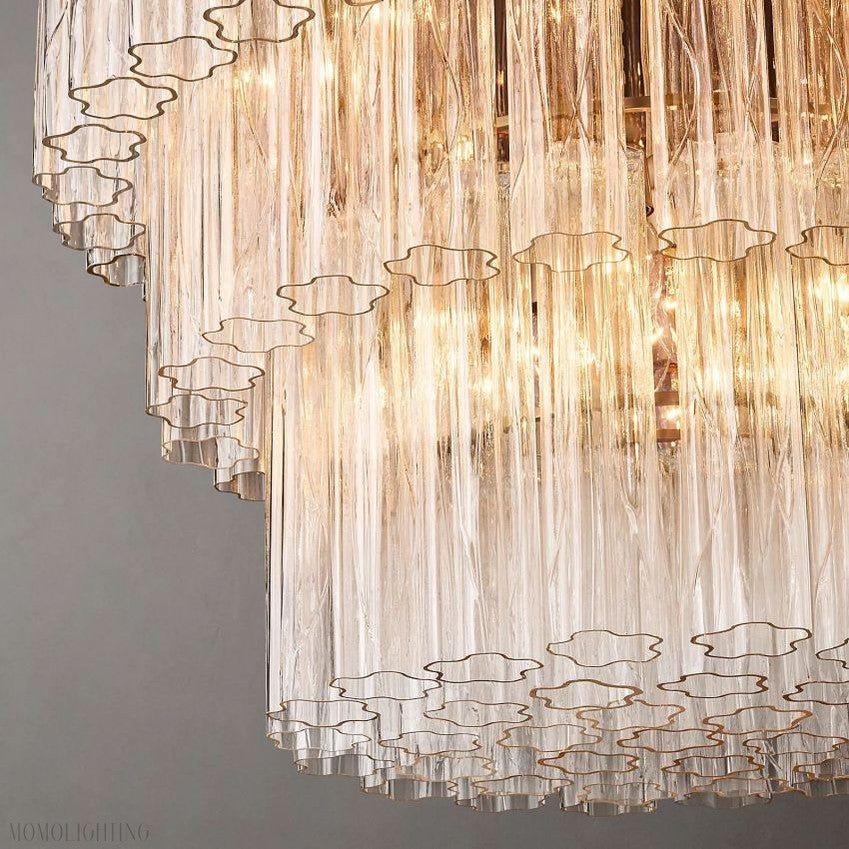 Cloe Round Chandelier-Nobipets