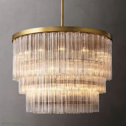 Cloe Round Chandelier-Nobipets