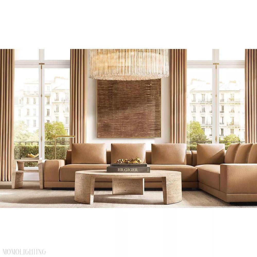 Cloe Round Chandelier-Nobipets