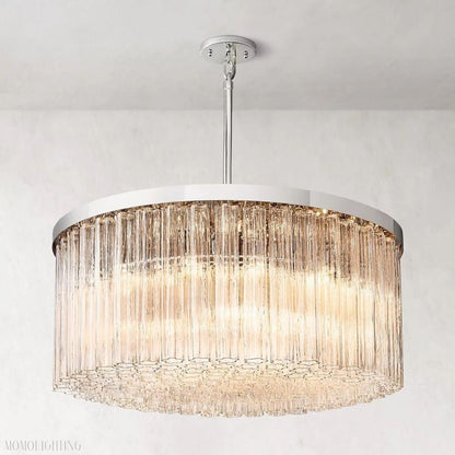Cloe Round Chandelier-Nobipets