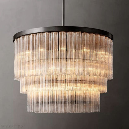 Cloe Round Chandelier-Nobipets