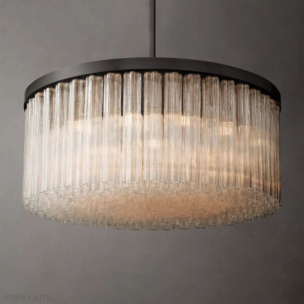 Cloe Round Chandelier-Nobipets