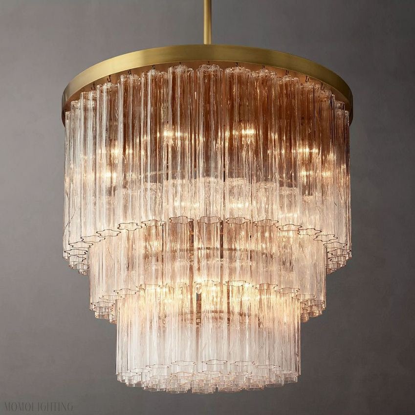 Cloe Round Chandelier-Nobipets