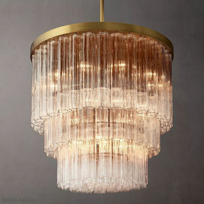 Cloe Round Chandelier-Nobipets