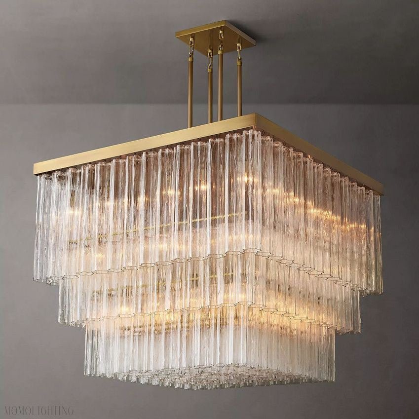 Cloe Square Chandelier 45"-Nobipets
