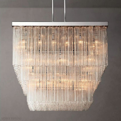 Cloe Square Chandelier 45"-Nobipets