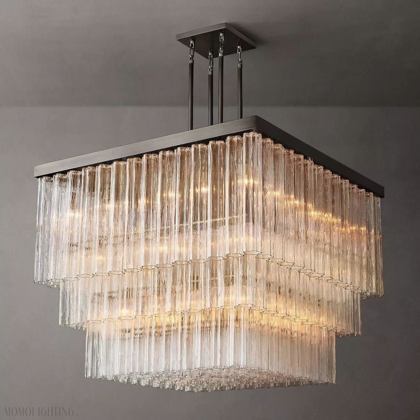 Cloe Square Chandelier 45"-Nobipets