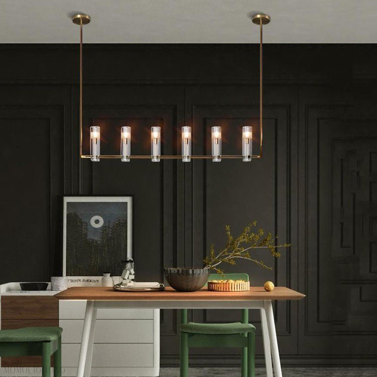 Cono Linear Chandelier for Dining Room-Nobipets
