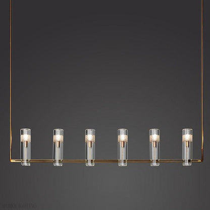 Cono Linear Chandelier for Dining Room-Nobipets