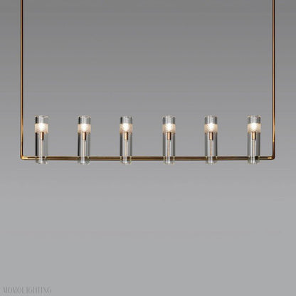 Cono Linear Chandelier for Dining Room-Nobipets