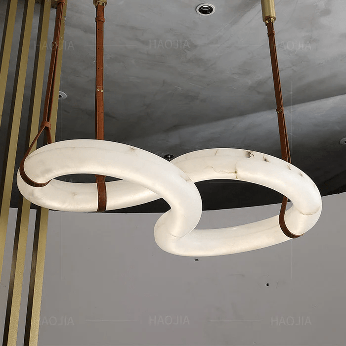 Contemporary Nordic Alabaster Chandelier-Nobipets