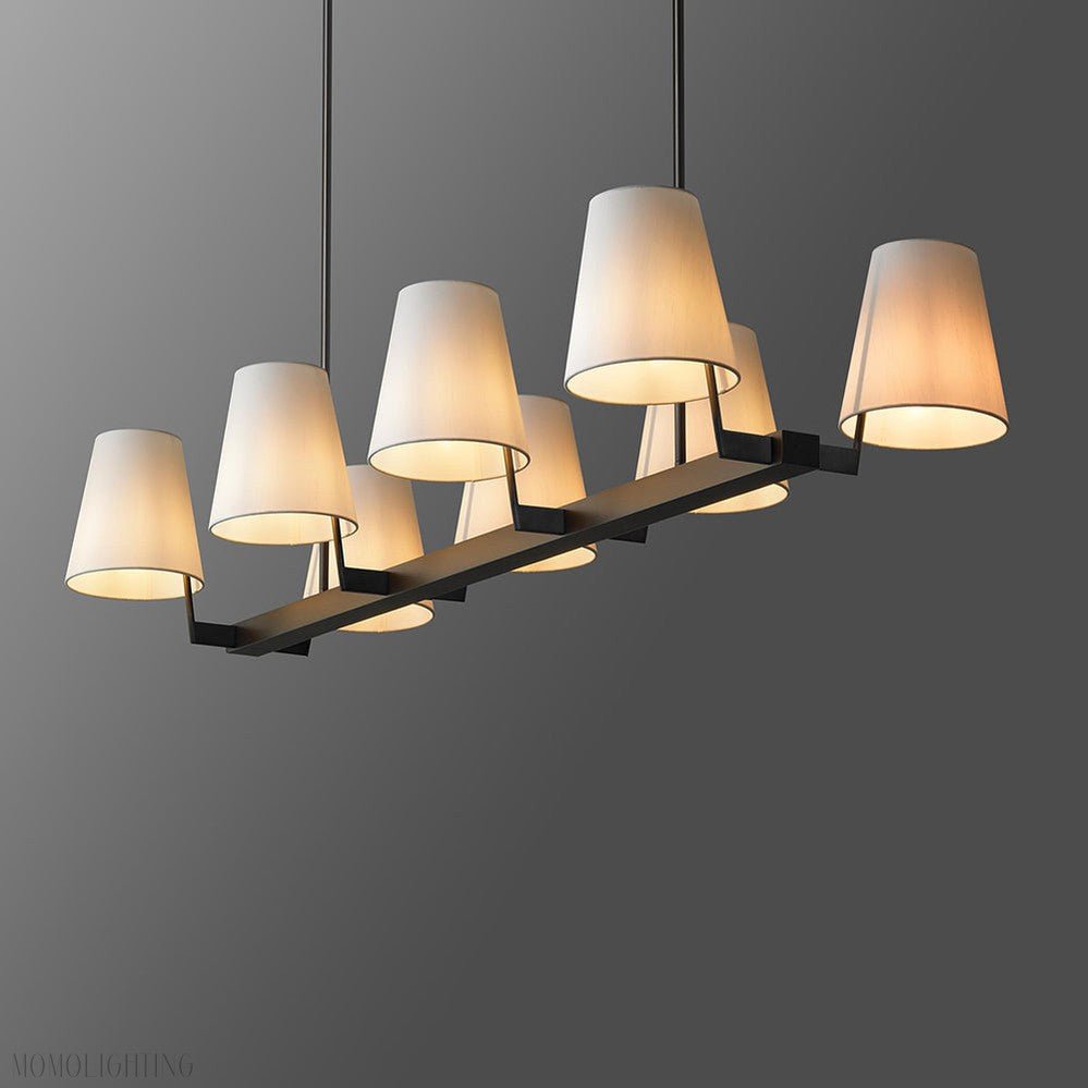 Corniche Circular Linear Chandelier 60'' for dining room & Kitchen-Nobipets