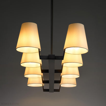 Corniche Circular Linear Chandelier 60'' for dining room & Kitchen-Nobipets