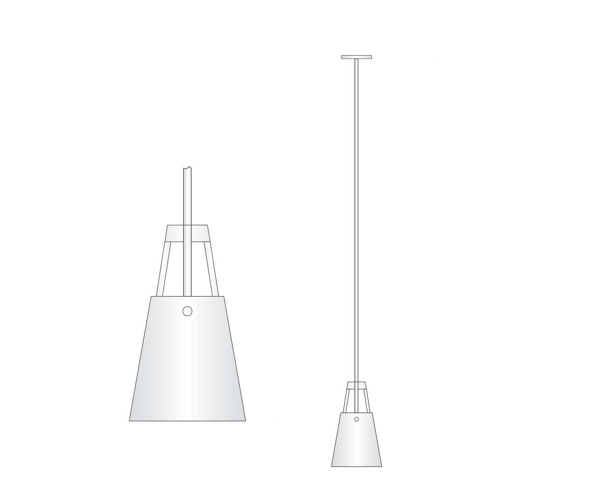 Corniche Circular Pendant //Living Room, Dining Room, Bedroom