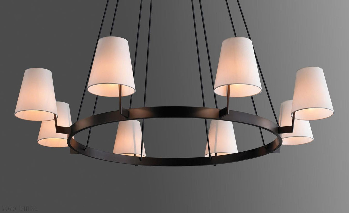 Corniche Circular Round Chandelier 60''-Nobipets
